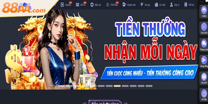 88AA 🎖️ Nhà Cái 88AA Uy Tín | Đăng Ký Nhận 88K 10 88AA chuyên cung cấp những trò chơi giải trí với tiền thật hấp dẫn