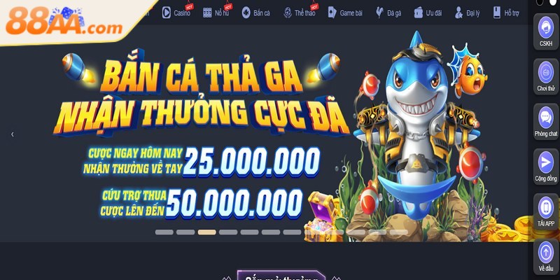 88AA 🎖️ Nhà Cái 88AA Uy Tín | Đăng Ký Nhận 88K 11 Giao diện 88AA được thiết kế một cách tinh tế và hiện đại