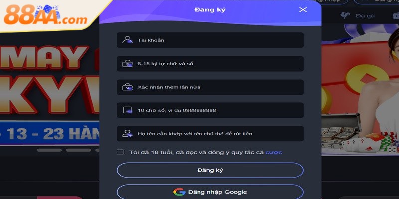 88AA 🎖️ Nhà Cái 88AA Uy Tín | Đăng Ký Nhận 88K 15 Mở tài khoản thành viên 88AA là bước quan trọng đầu tiên