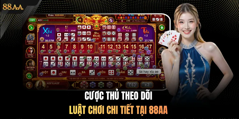 Cược thủ theo dõi luật chơi chi tiết tại 88AA